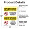 Signmission No Guns Allowed Bilingual OSHA Security Notice Sign, Vinyl Decal, 12in W x 18in L, 2PK OS-2PACK-SN-D-1218-L-11612 - alternate 5